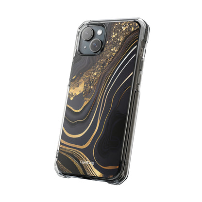 Elegant Gold Streams iPhone Case - Impact