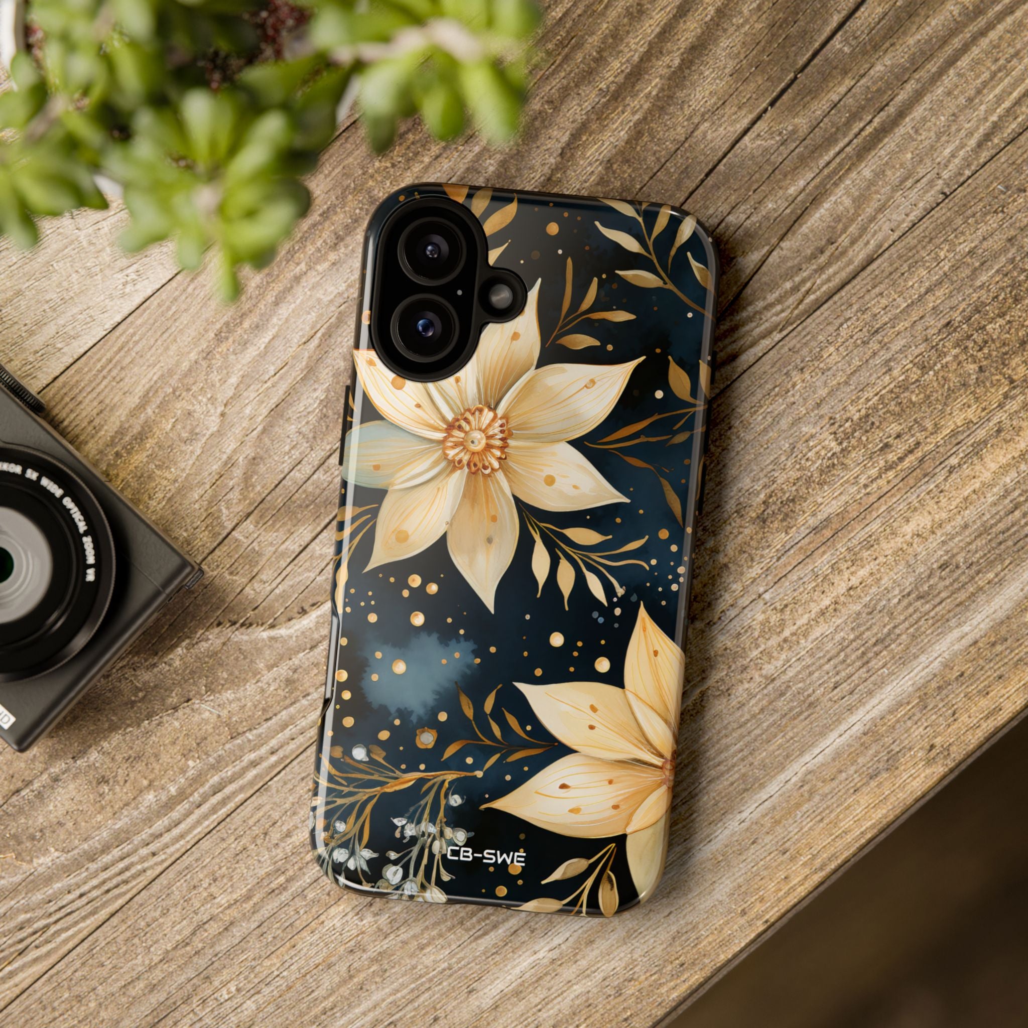 Floral Elegance Flourishes - iPhone Case