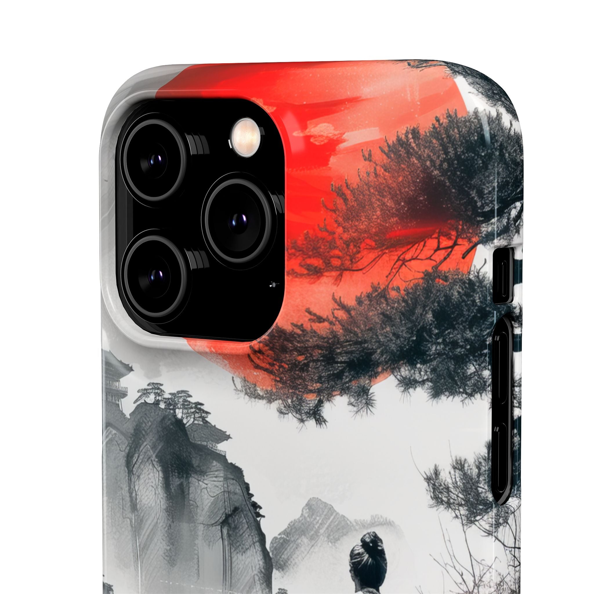 Zen Harmony: Japanese Serenity in Motion iPhone 14 - Slim Phone Case