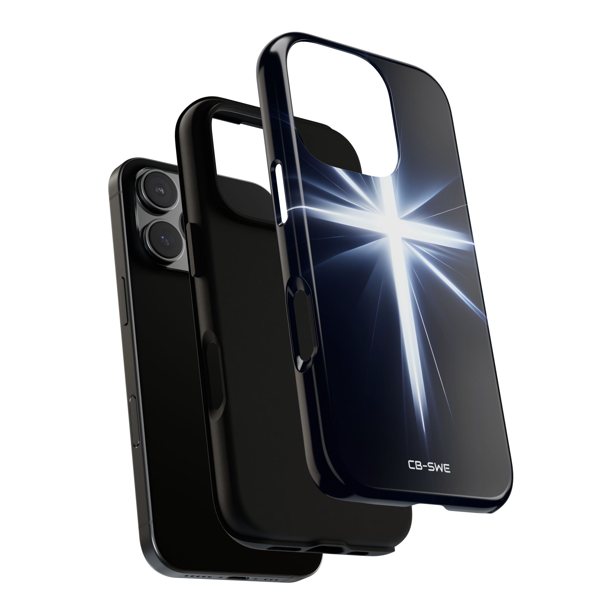 Luminous Cross Radiance - iPhone Case