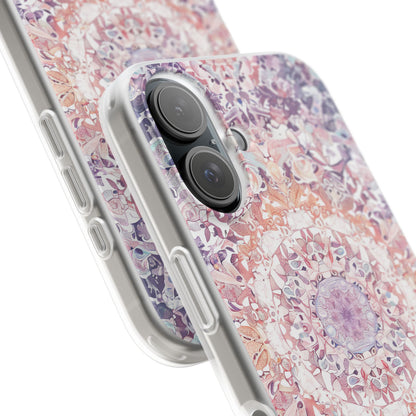 Purple Pink Mandala - Flexi iPhone 16 Phone Case