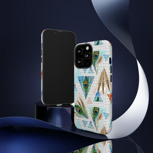 Peacock Feathers - Protective Phone Case