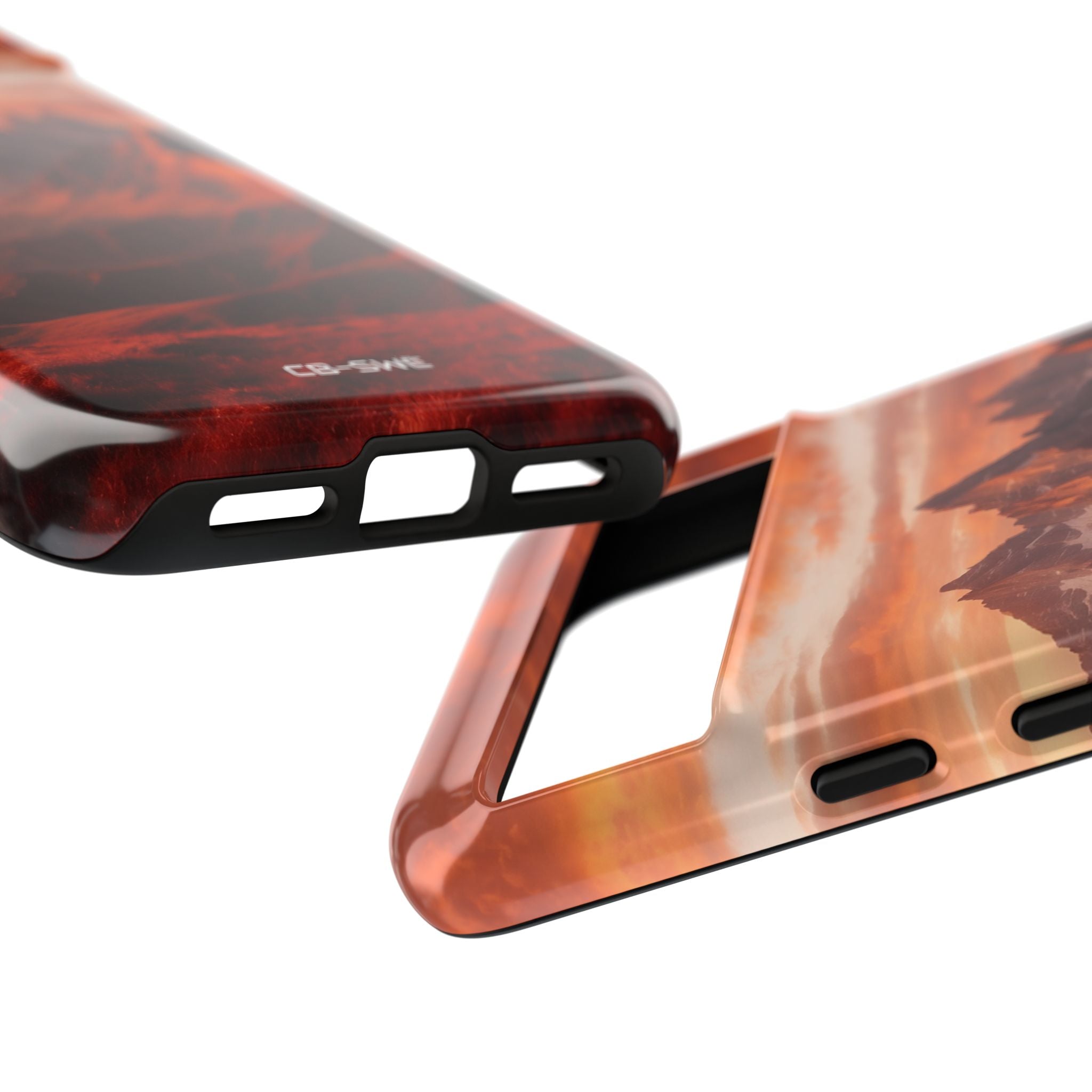 Mountain Peaks Glowing - Google Pixel Case