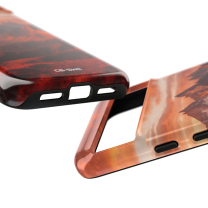 Mountain Peaks Glowing - Google Pixel Case