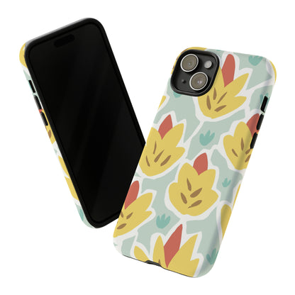 Summer Yellow Happy Flower - Protective Phone Case