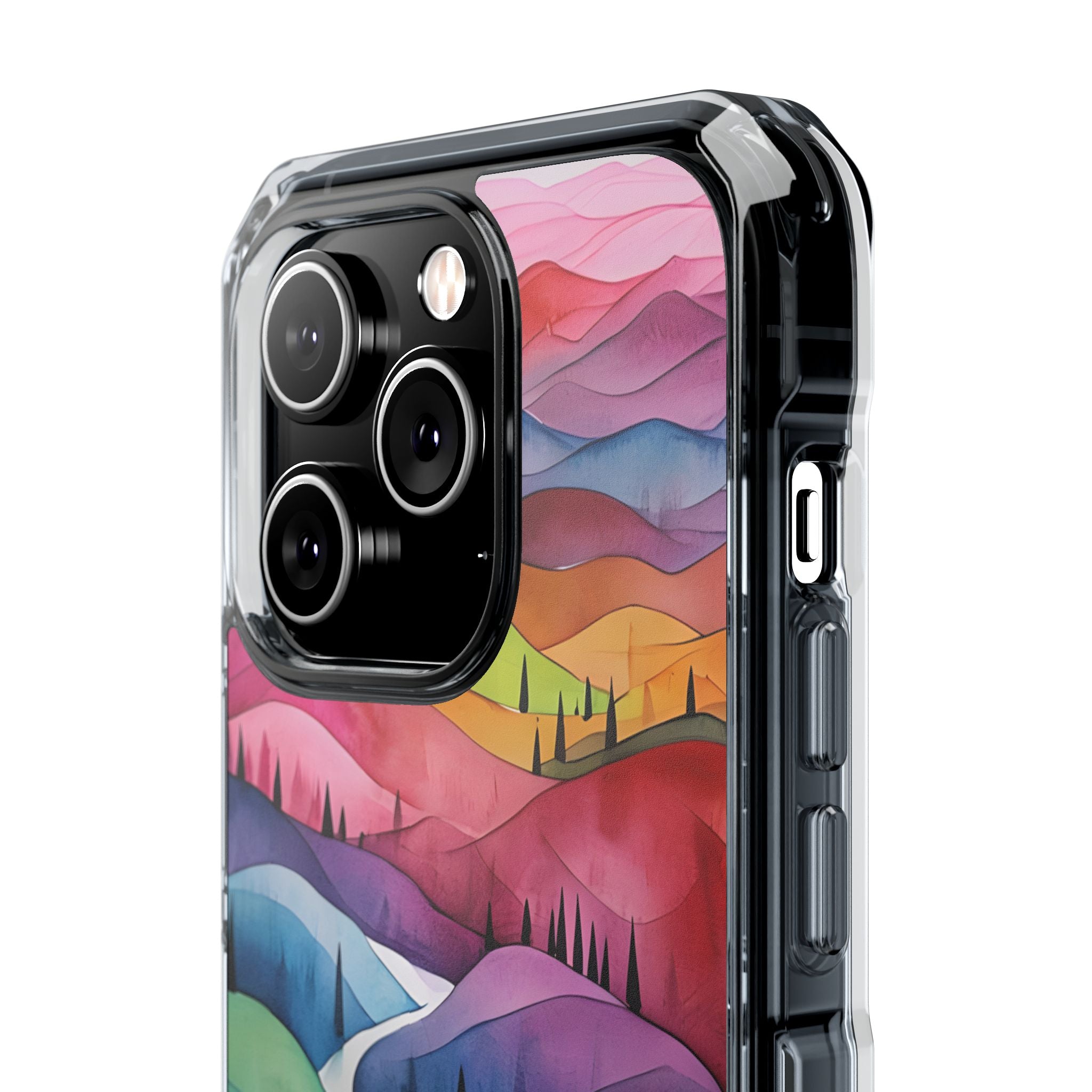 Whimsical Colorful Valleys iPhone Case - Impact