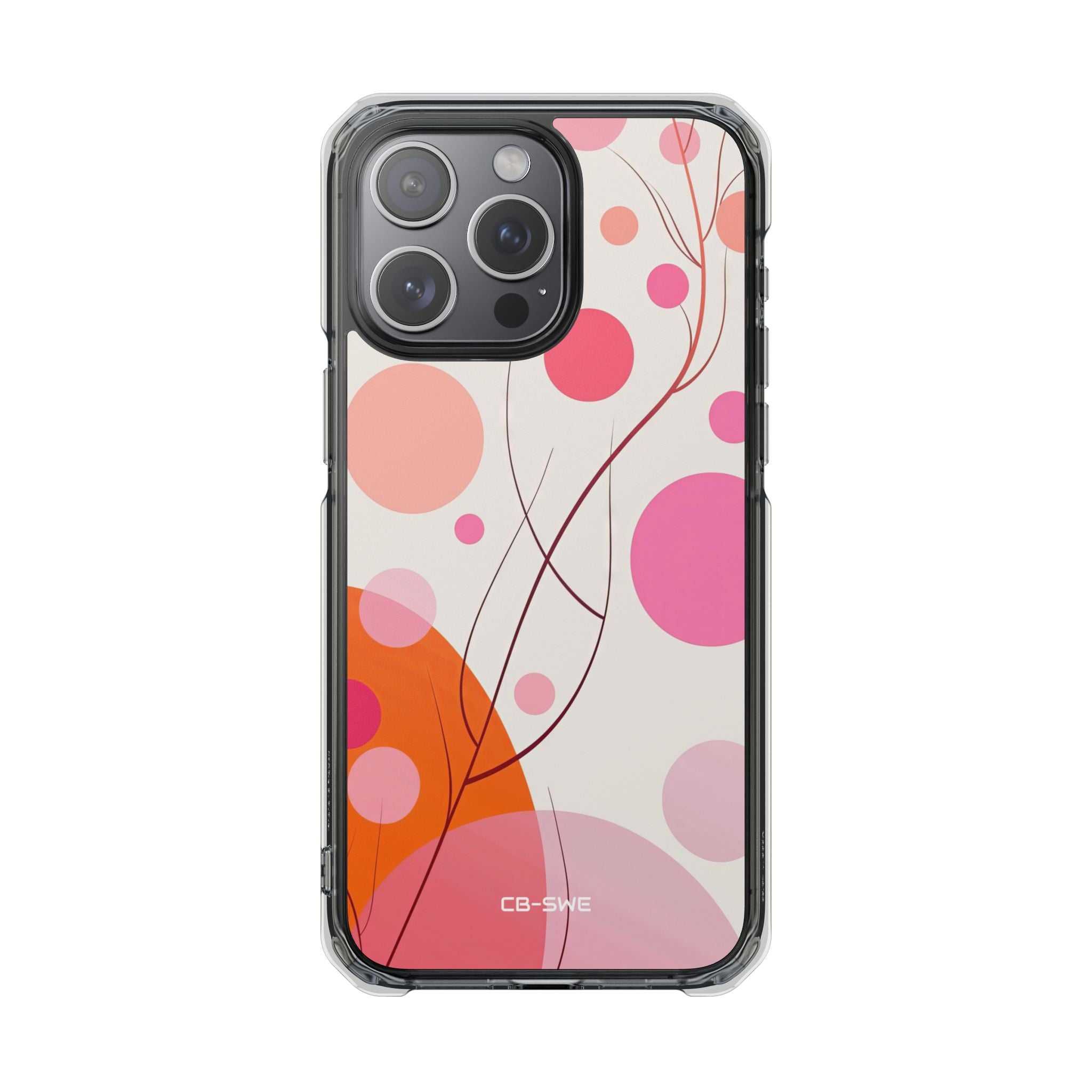 Circles Embrace Lines iPhone Case - Impact