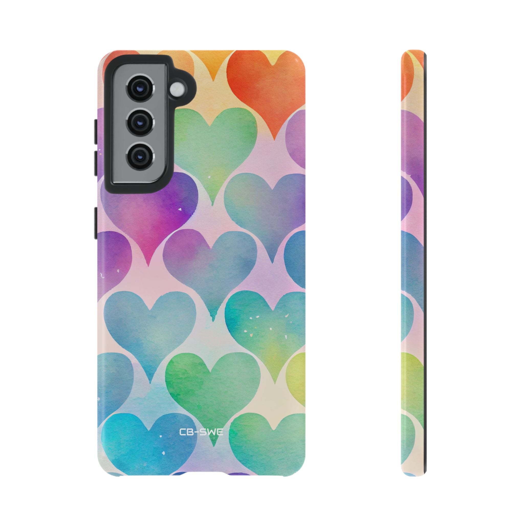 Watercolor Heart Symphony - Samsung Case