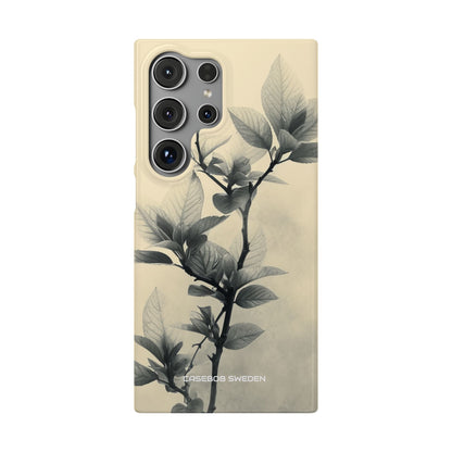 Beige Branch Art - Slim Samsung S24 Phone Case