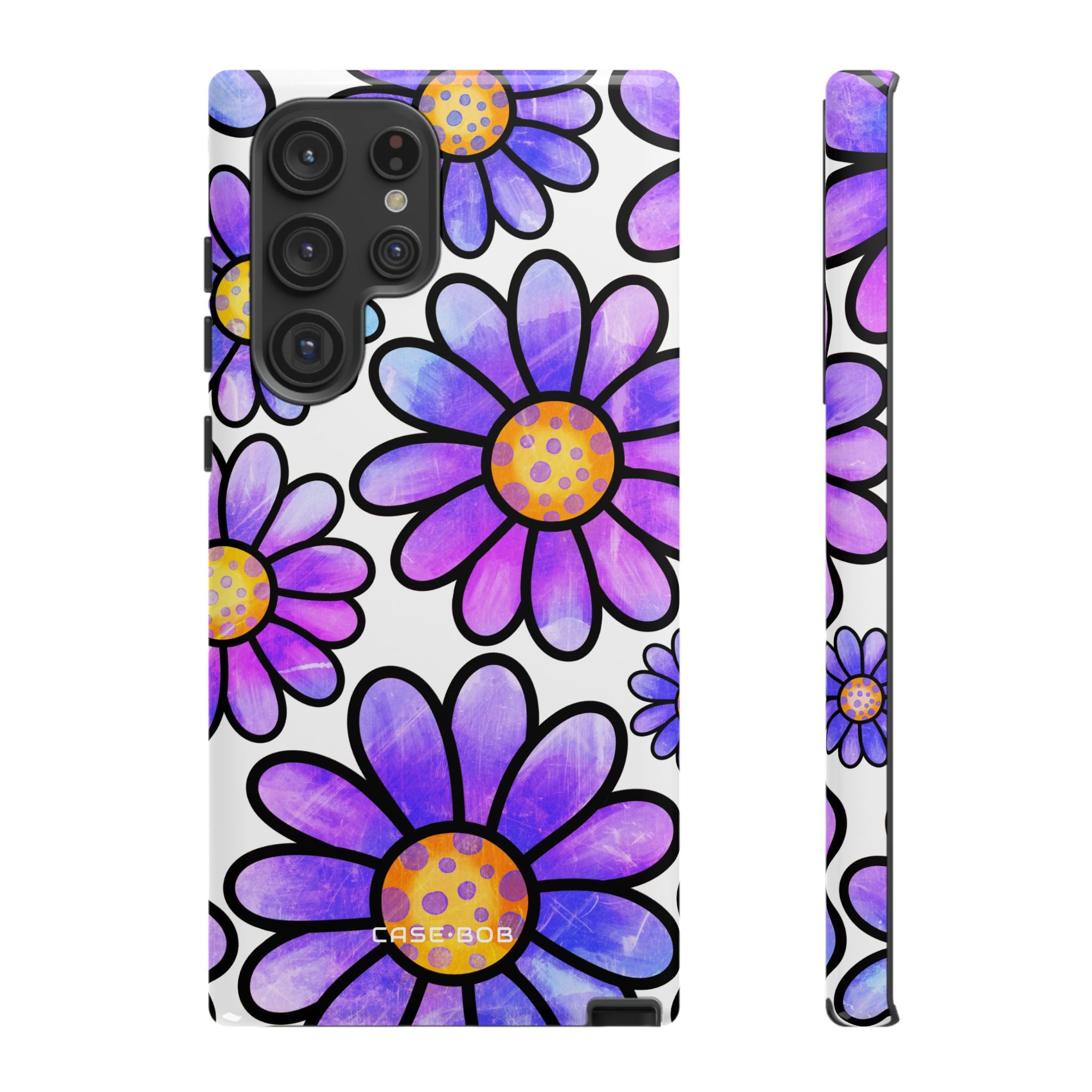 Polka Dot Blooms Samsung S22 Ultra Case - Tough