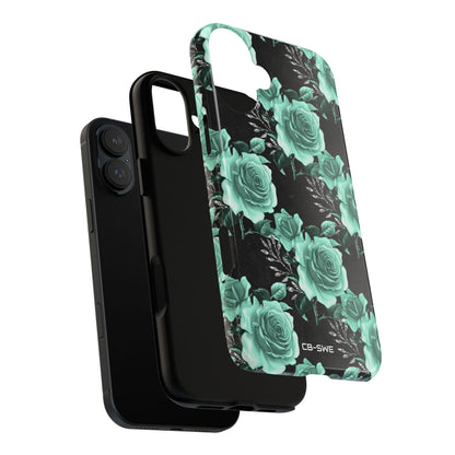 Turquoise Rose Symphony - iPhone Case