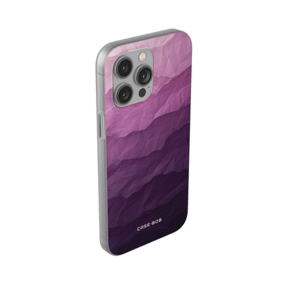 Purple Wave Layers iPhone 14 Pro Max Case - Soft