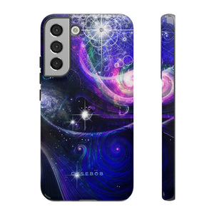 Space Background iPhone case (Protective) - Protective Phone Case