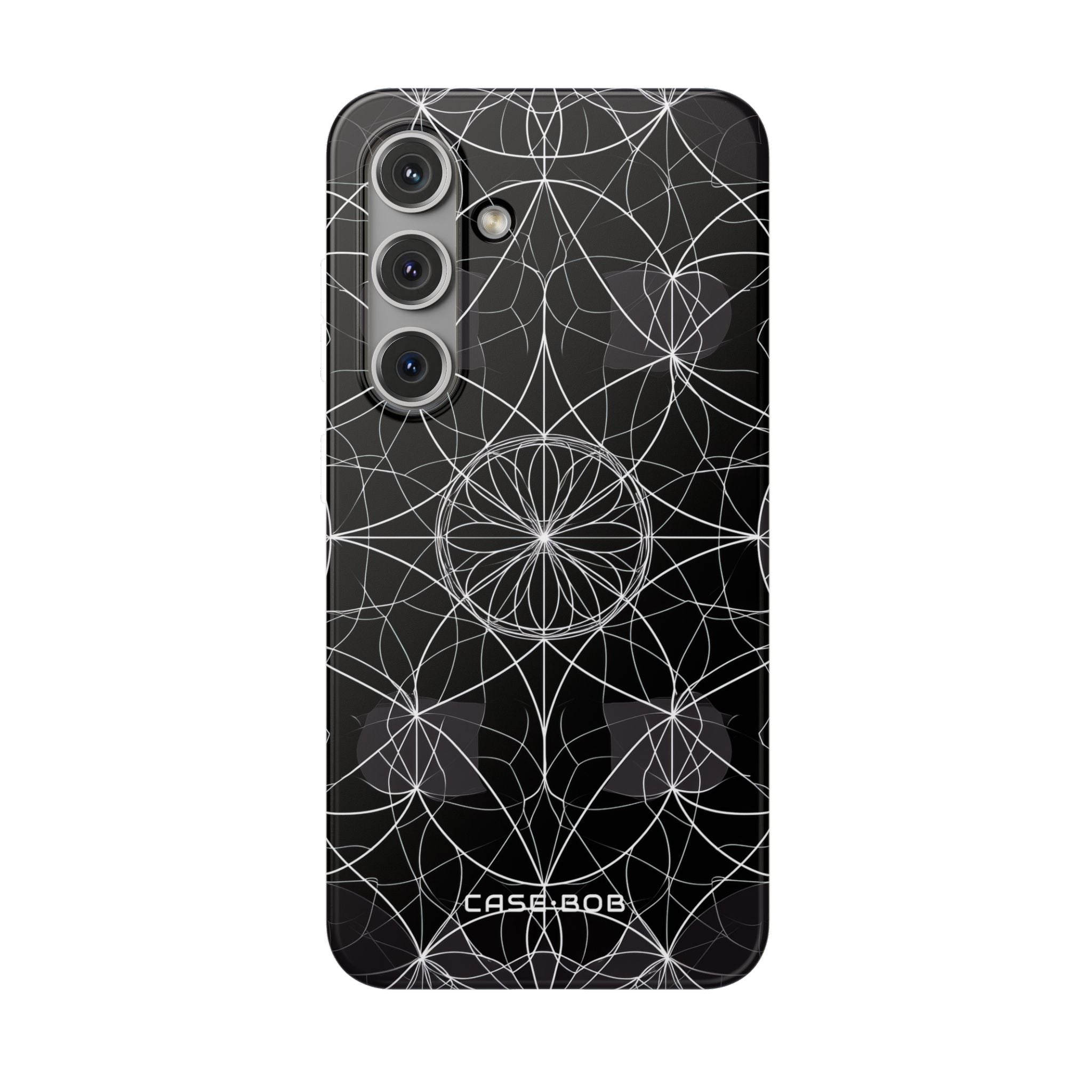 Radiant Petal Orbit Samsung S24 Case - Soft