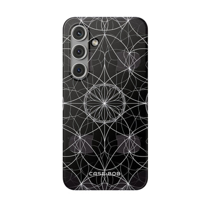 Radiant Petal Orbit Samsung S24 Case - Soft