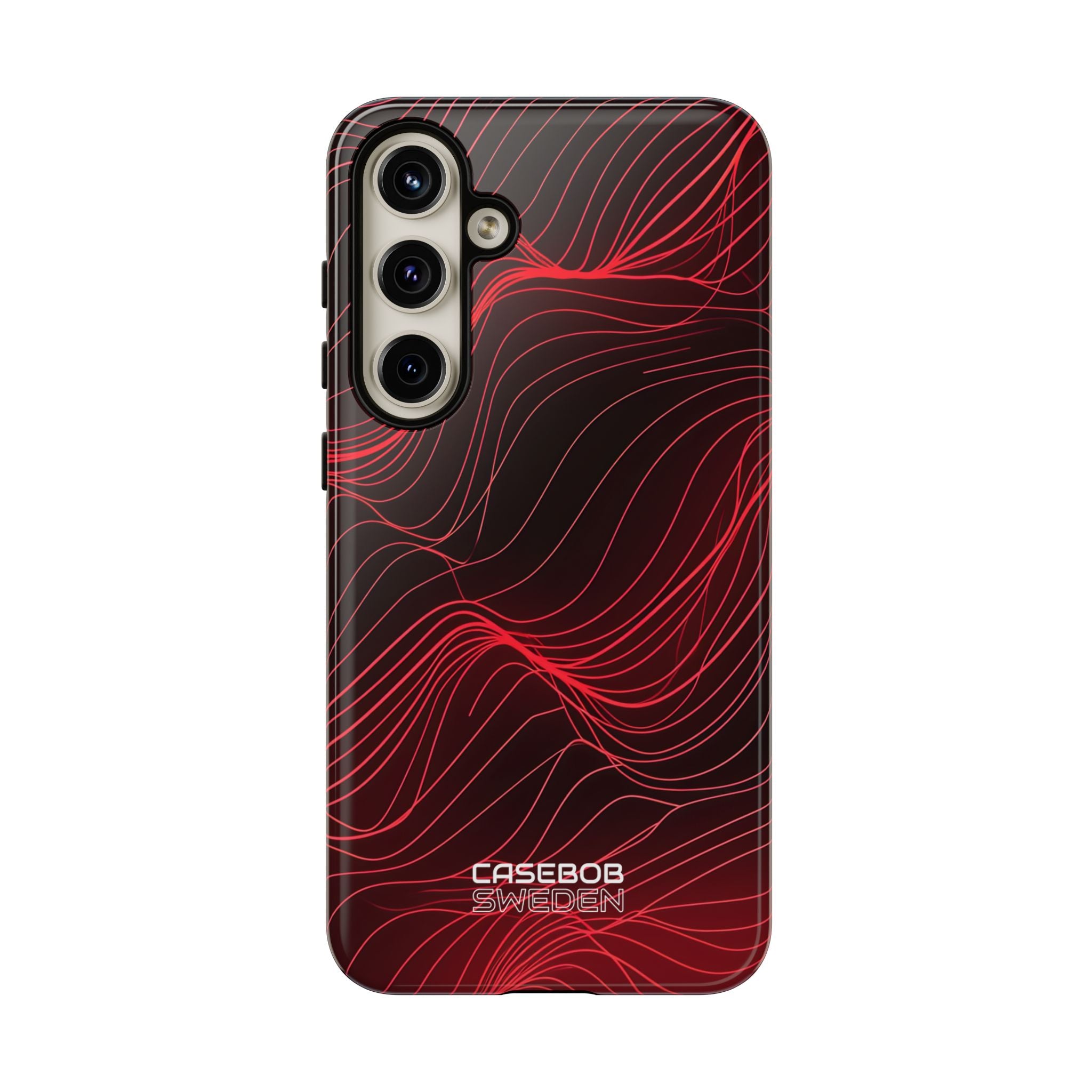 Crimson Waveform Flow Samsung S24 - Tough