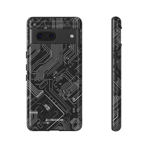 Cyber Circuitry Art | Protective Phone Case for Google Pixel