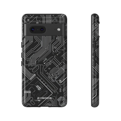 Cyber Circuitry Art - Phone Case for Google Pixel