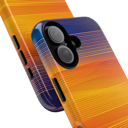 Gradient Sunset Flow iPhone 16 - Tough Phone Case