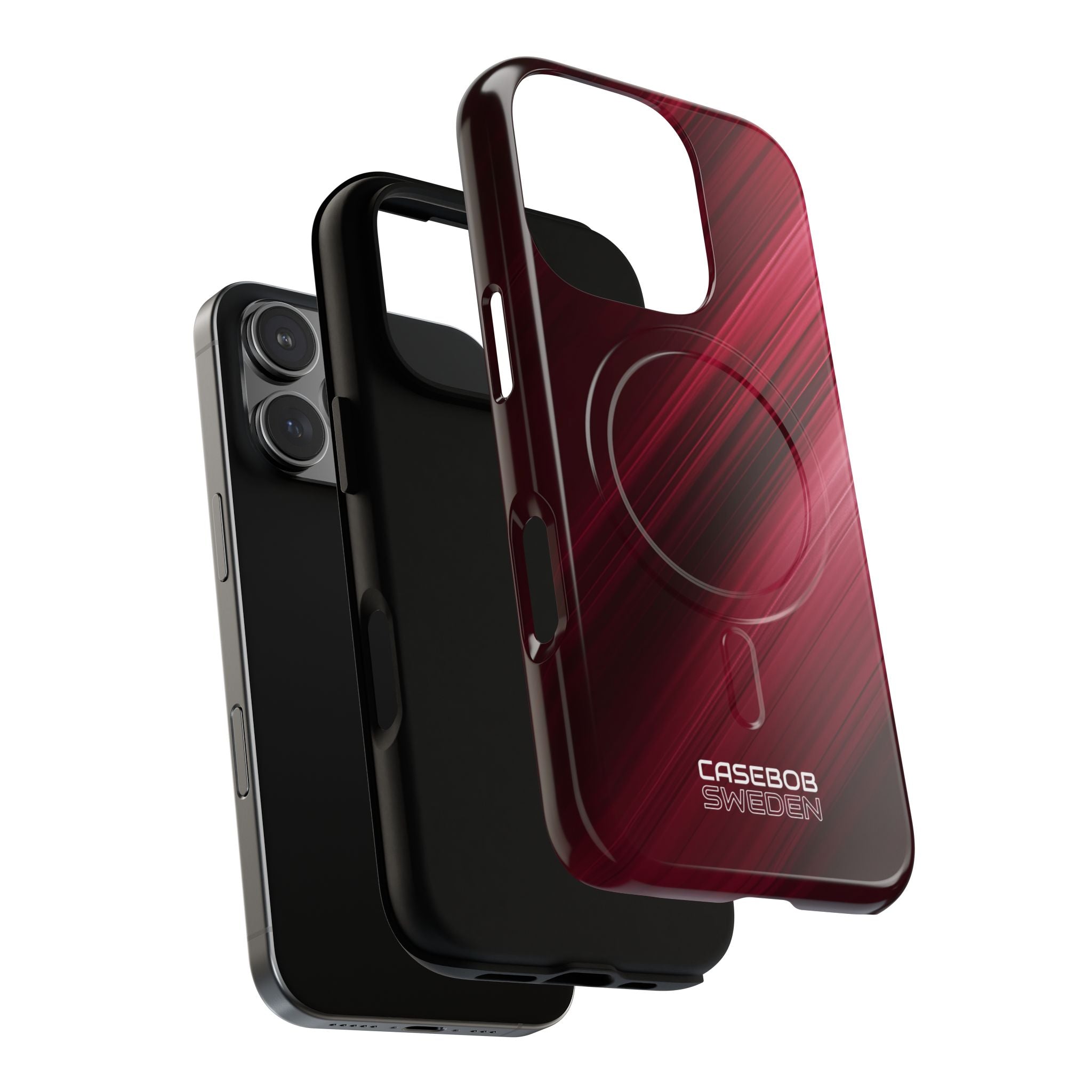 Crimson Drift Motion iPhone 16 - Tough+