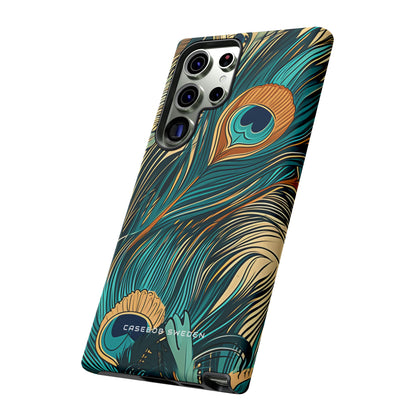 Art Nouveau Peacock Elegance Samsung S23 - Tough Phone Case