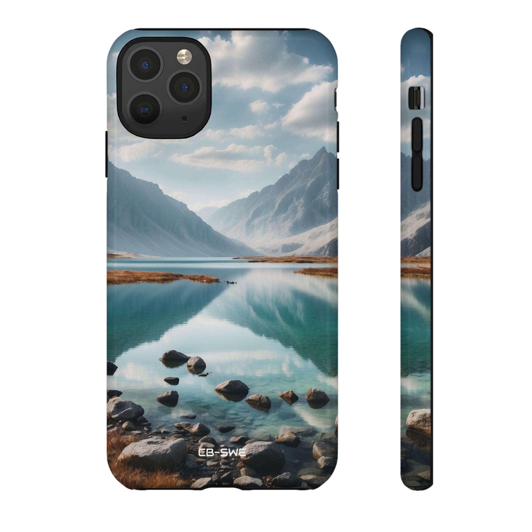 Mountain Reflections Swim - iPhone Case