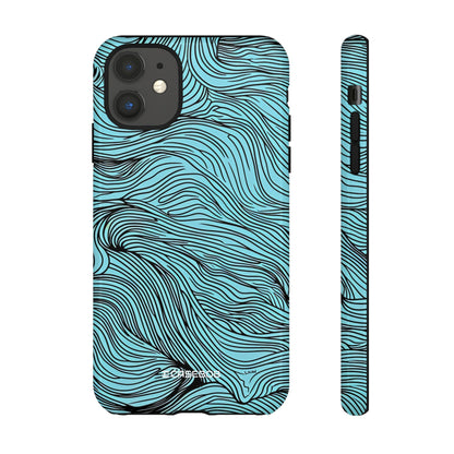 Wavy Serenity | Protective Phone Case for iPhone