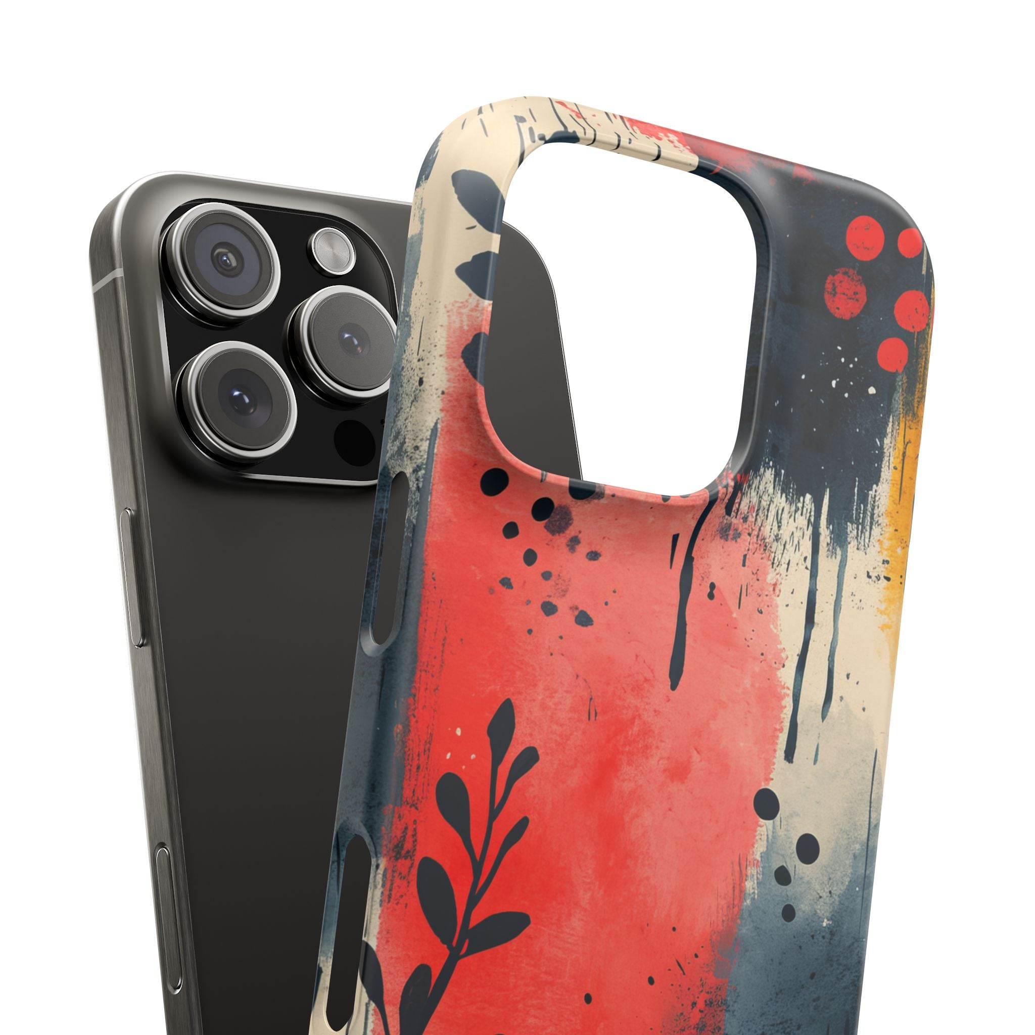 Vibrant Floral Energy iPhone 16 - Slim Phone Case