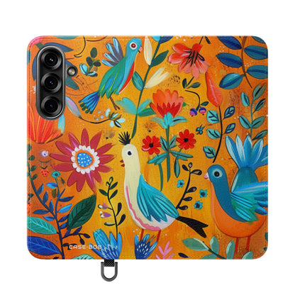 Bluebird Bloom - Samsung S25 Case - Wallet