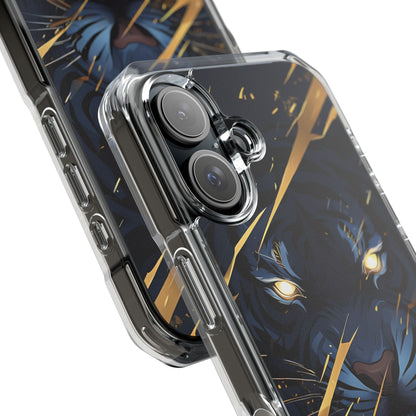 Tiger's Glowing Gaze iPhone Case - Impact