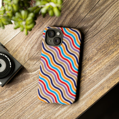 Thin wave Line - Protective Phone Case