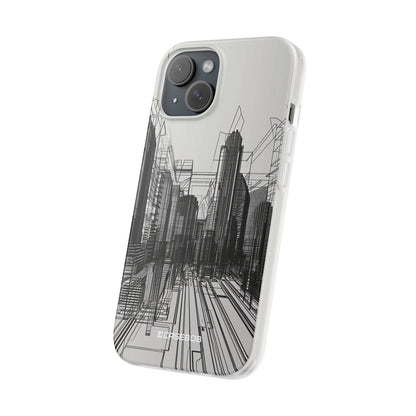 Urban Wireframe | Flexible Phone Case for iPhone