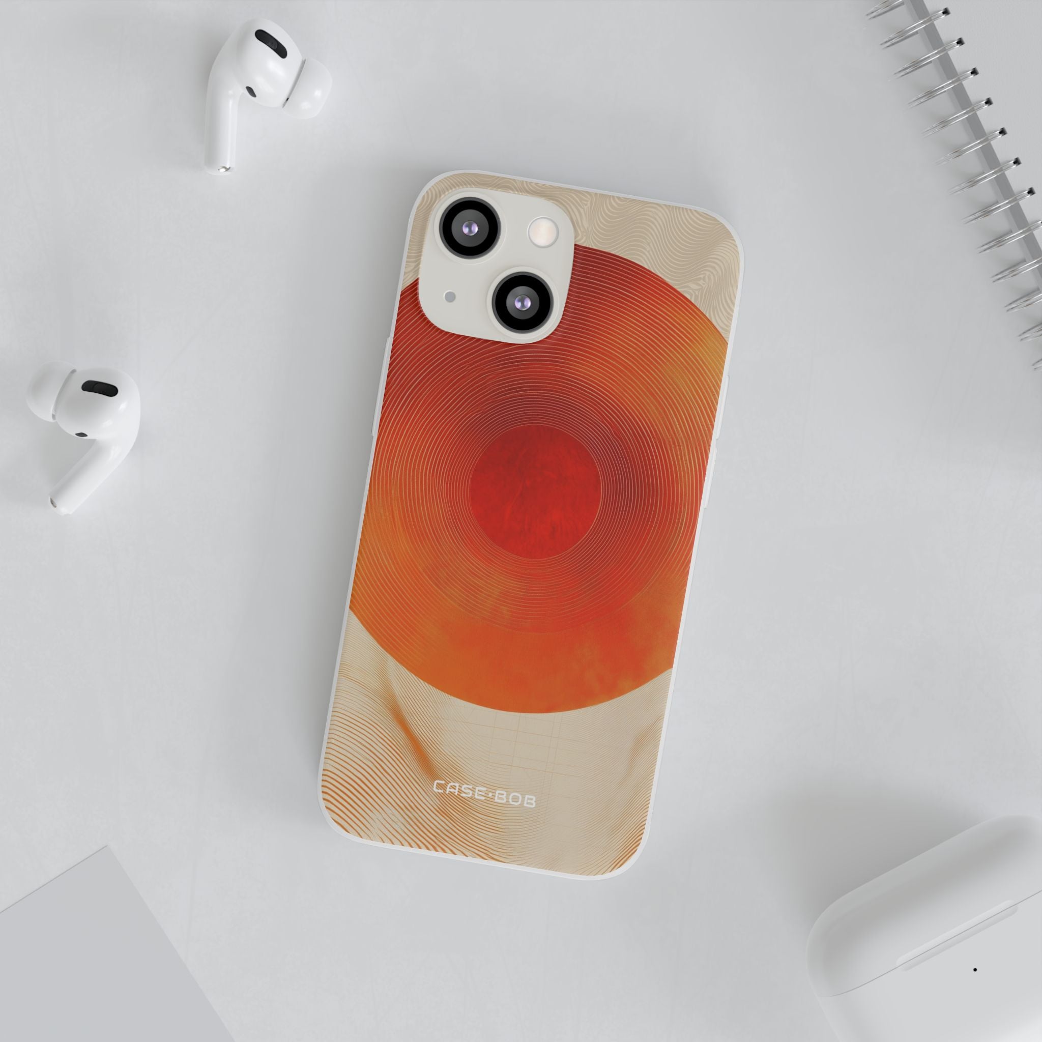 Sunburst Swirl iPhone 13 mini Case - Soft