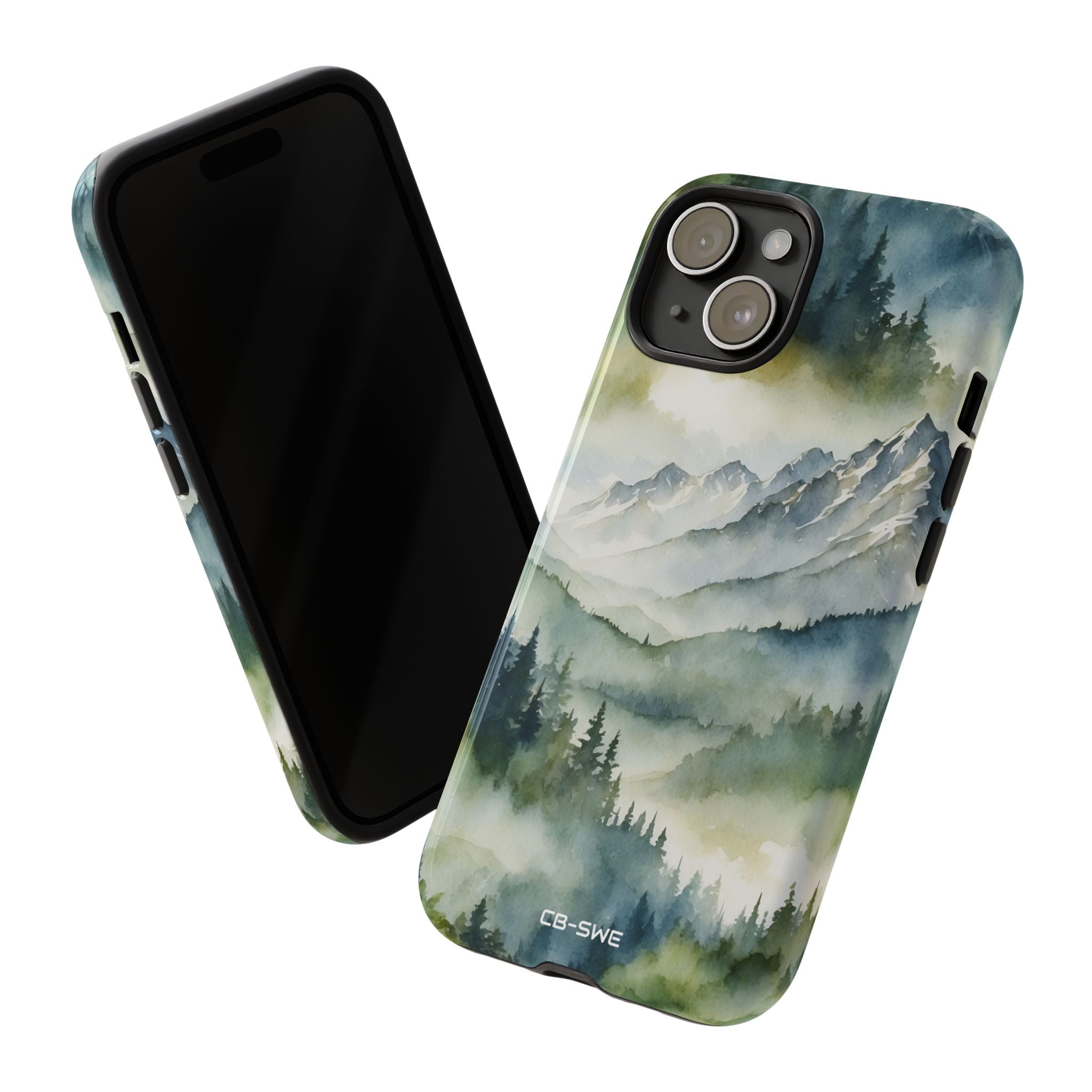 Misty Peaks Emerge - iPhone Case