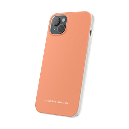 Light Salmon iPhone 15 - Flexi Phone Case