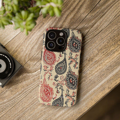 Vintage Paisley Elegance iPhone 16 - Tough Phone Case