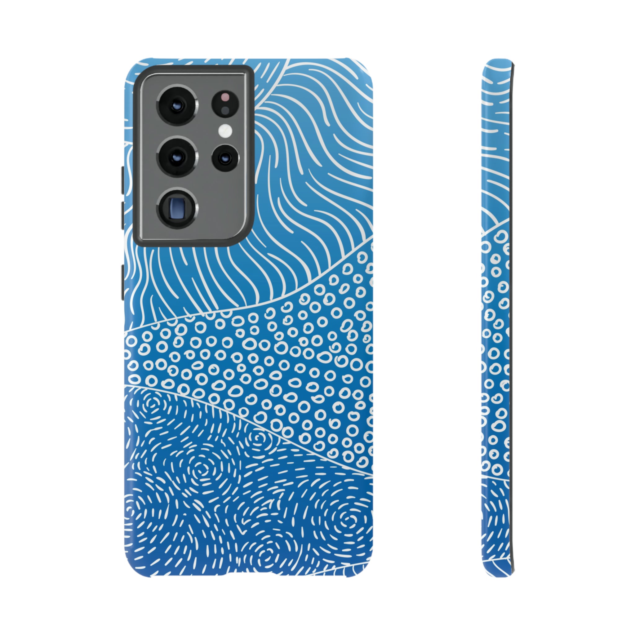 Line Art Hills Android Case - Protective Phone Case