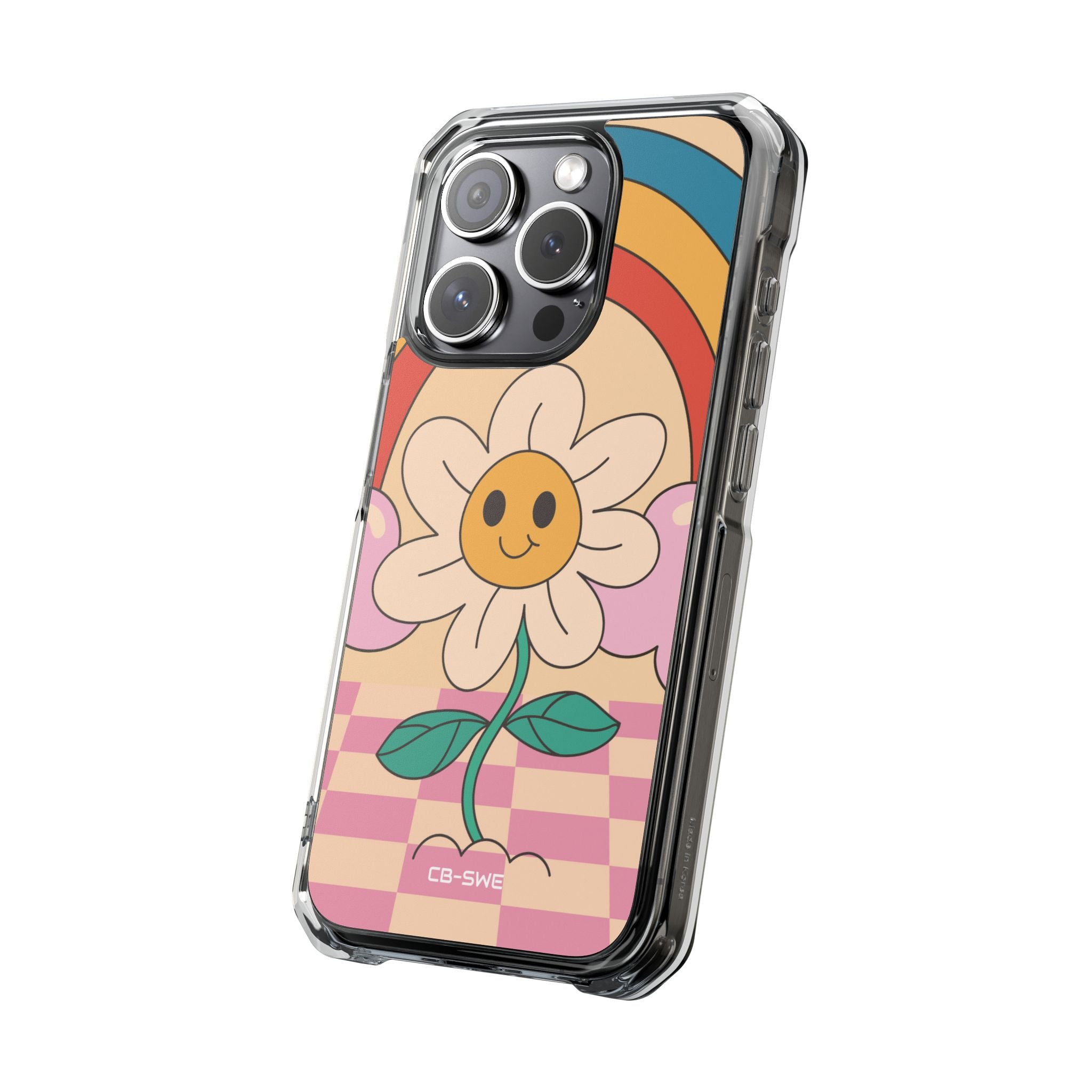 Joyful Retro Bloom iPhone Case - Impact