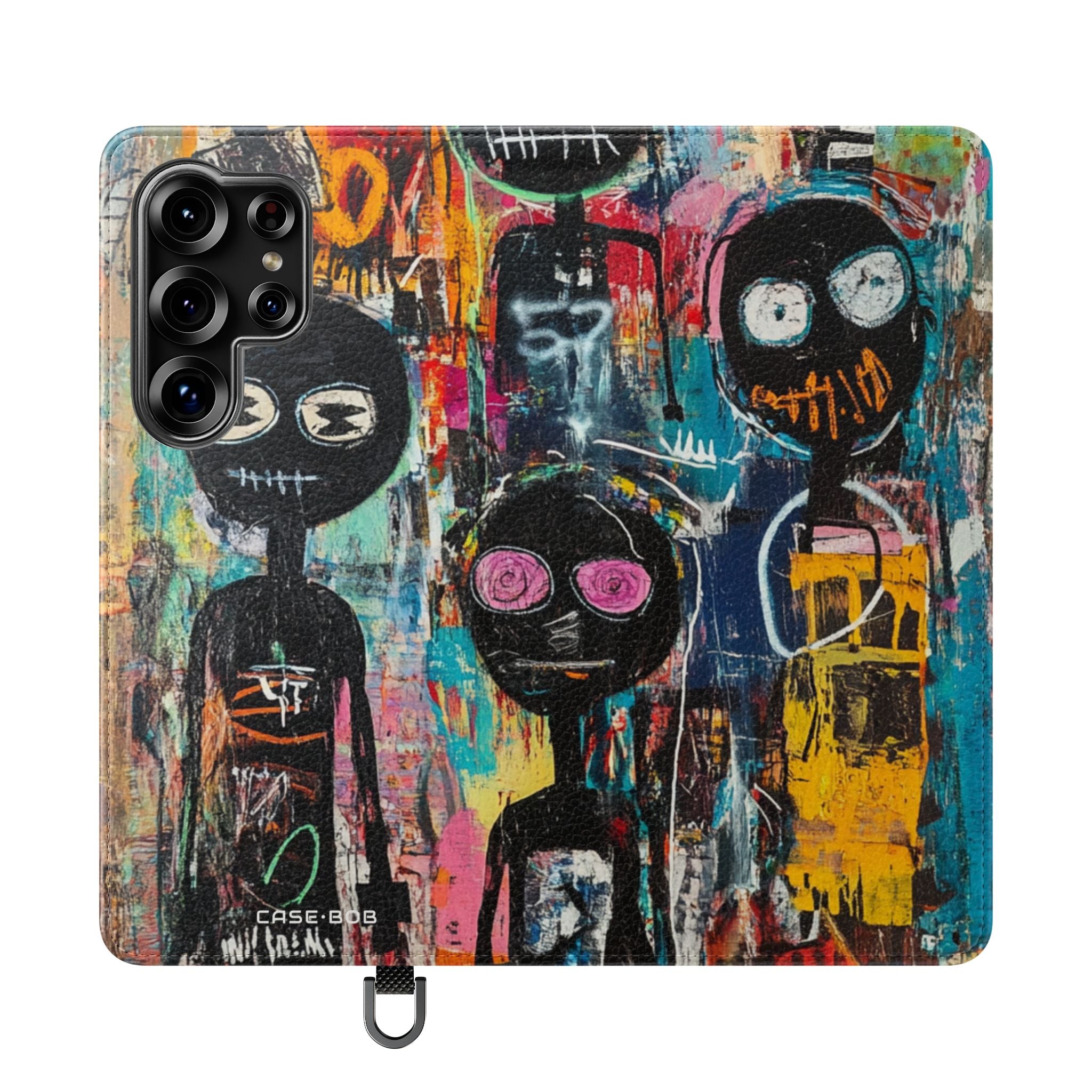 Wide-Eyed Faces - Samsung S25 Ultra Case - Wallet