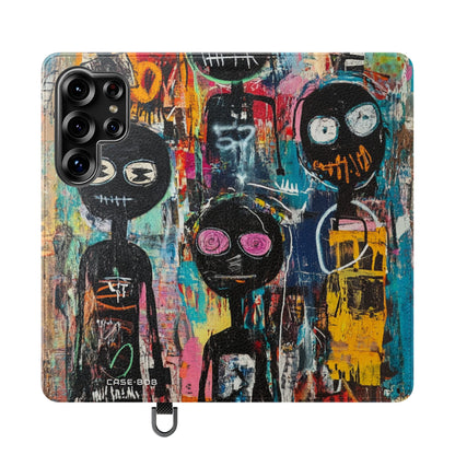 Wide-Eyed Faces - Samsung S25 Ultra Case - Wallet