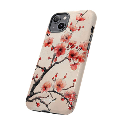 Blossom Shadow iPhone 14 Plus Case - Tough