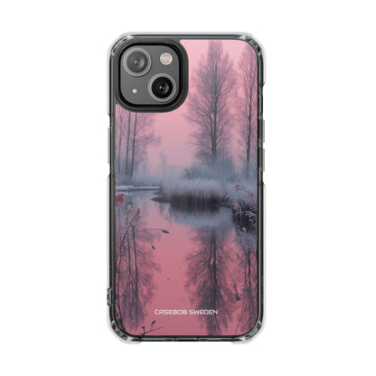 Pink Serenity Case - Clear Impact iPhone 14 Phone Case