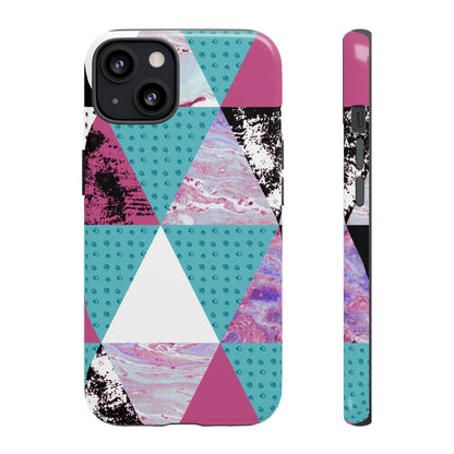 Grunge Triangles - Protective Phone Case