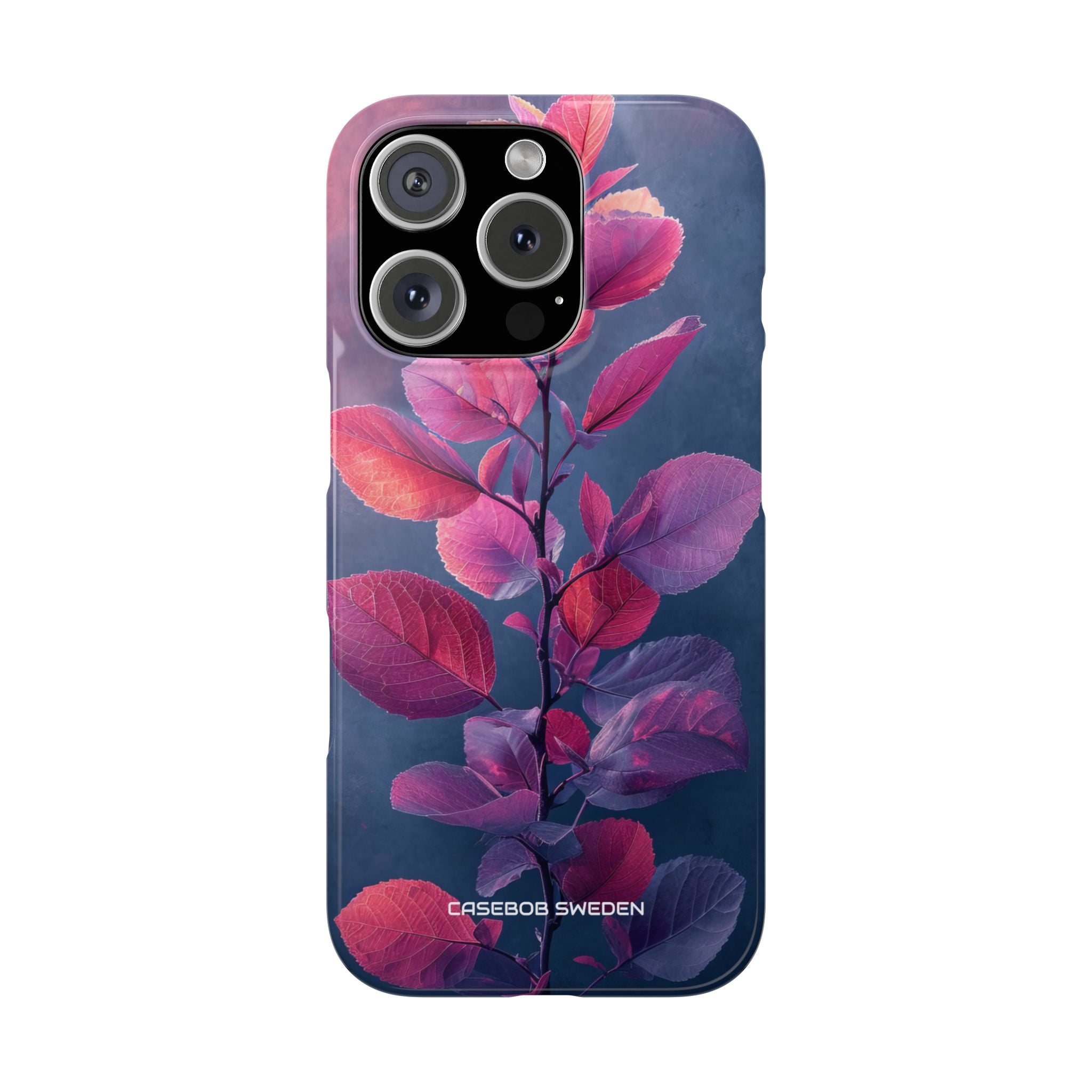 Pink Blue Nature - Slim iPhone 16 Phone Case