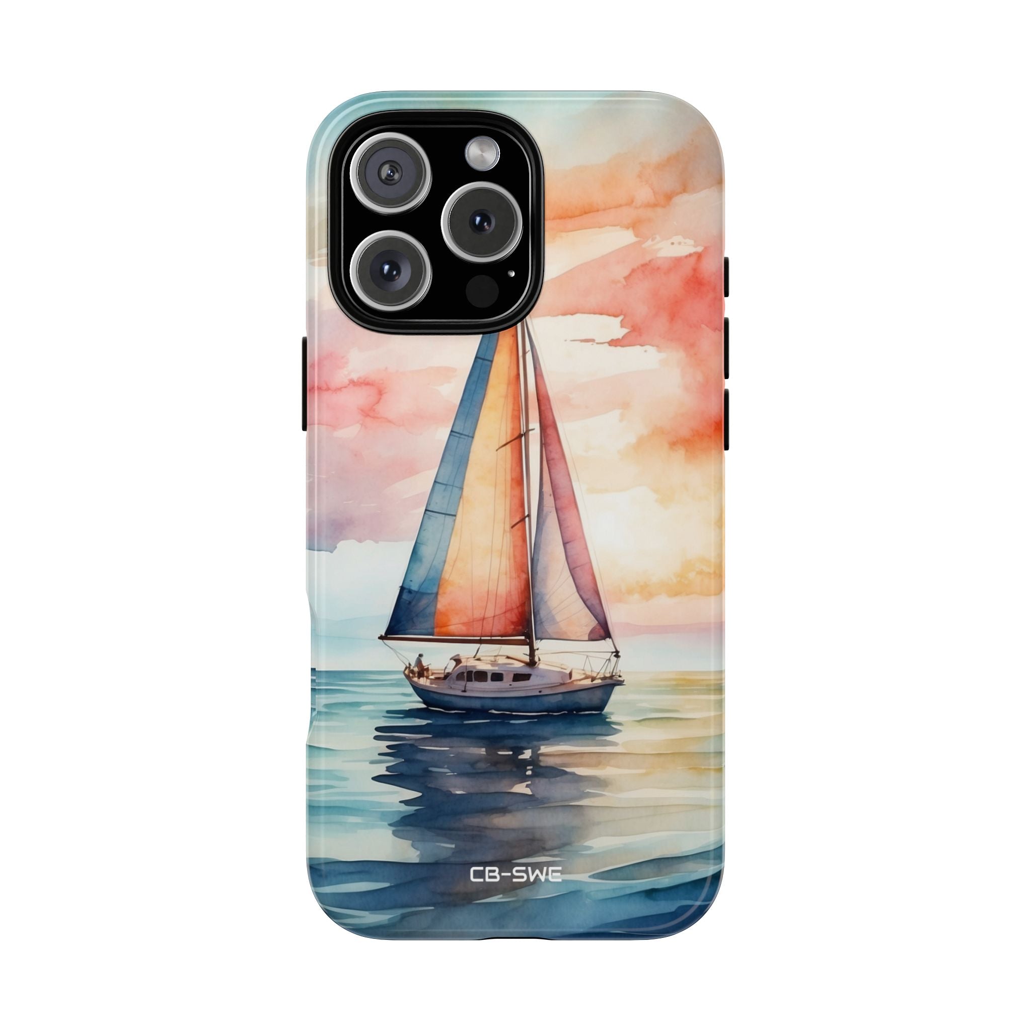 Sailboat Glides Calm - iPhone Case