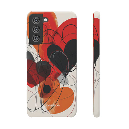 Fiery Hearts | Slim Phone Case for Samsung