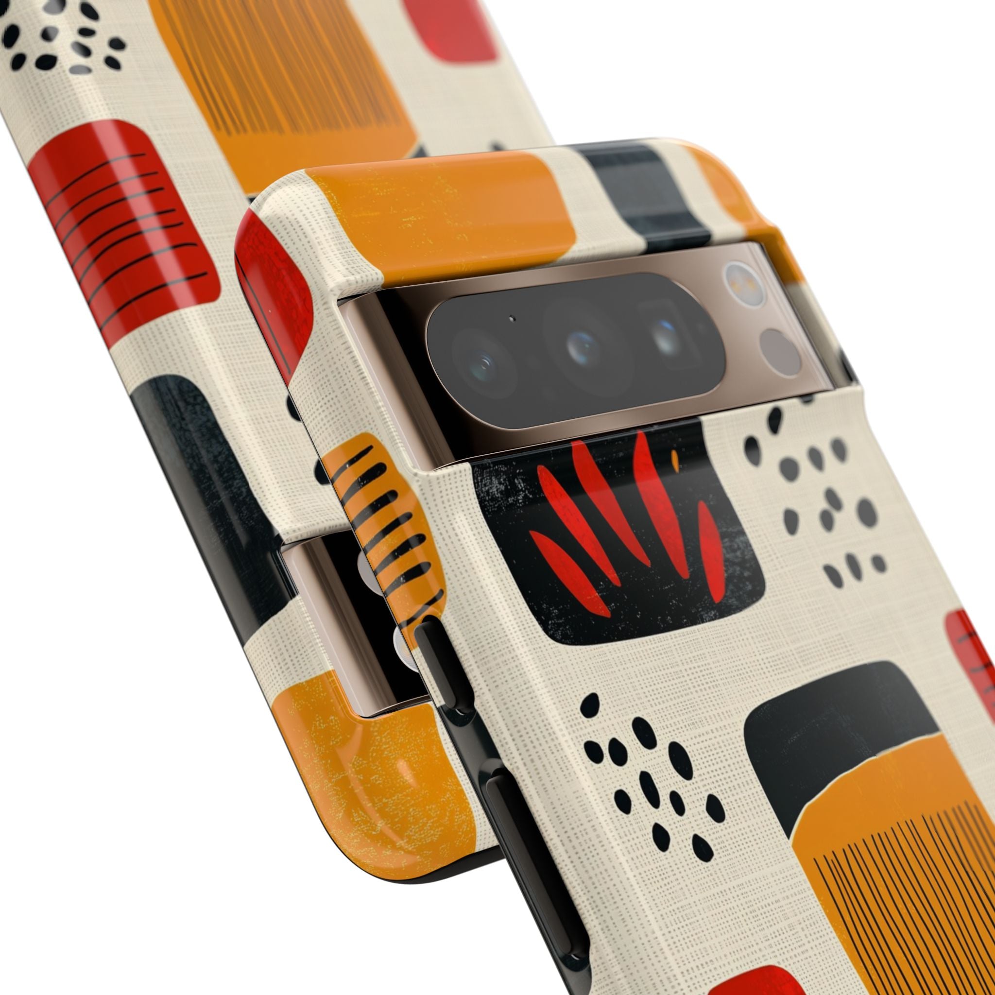 Vibrant Shapes Dance - Google Pixel Case