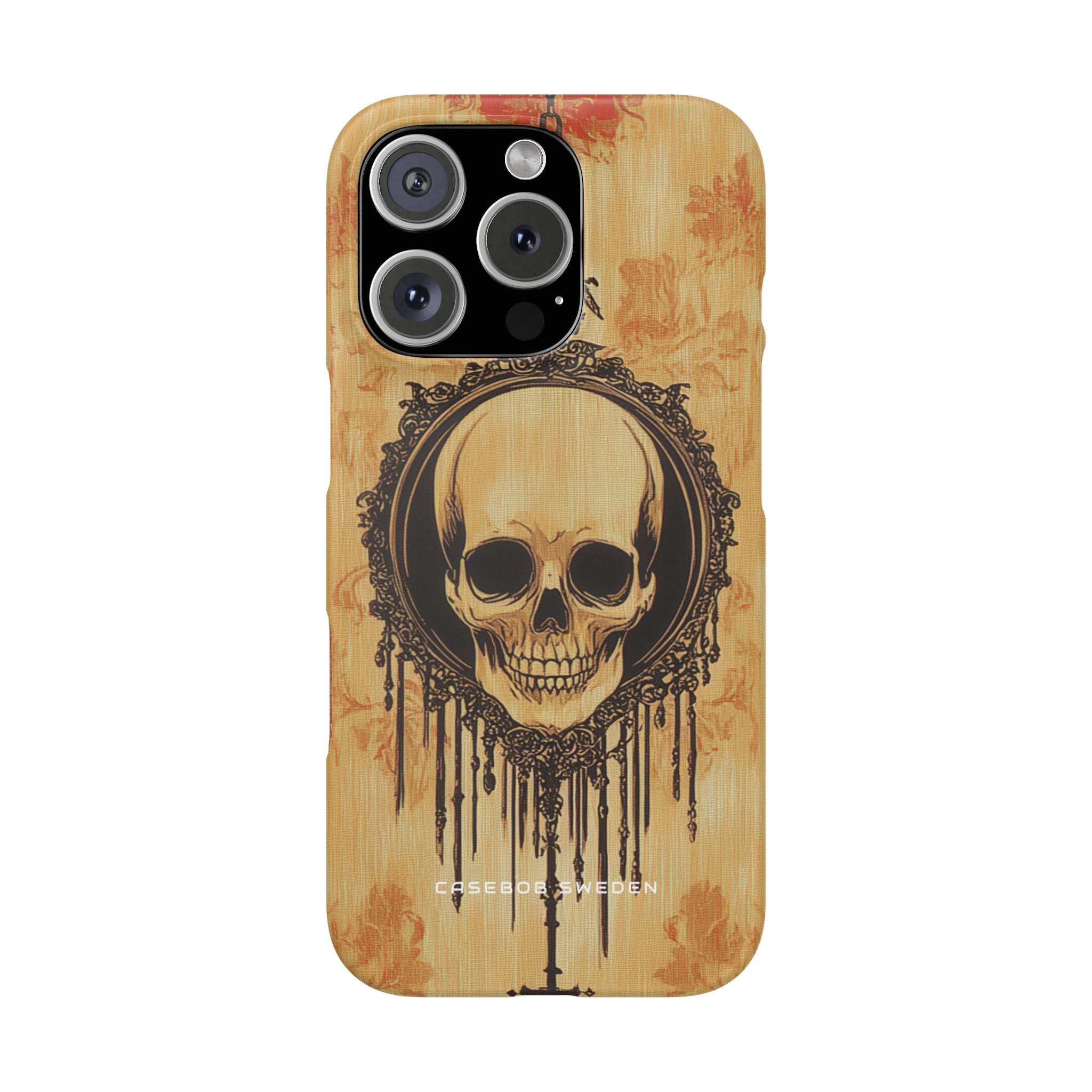 Gothic Skull Elegance iPhone 16 - Slim Phone Case