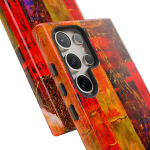 Red Oil Painting - Protective Phone Case