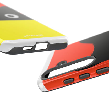 Peekaboo Cat Crimson Samsung S25 Plus Case - Tough